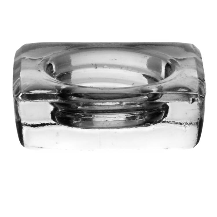 Rose Point Clear Shaker No Glass Lid Base