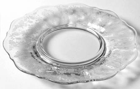 Rose Point Clear Mayonnaise Underplate Only