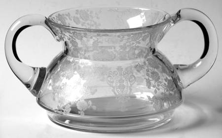 Rose Point Clear Individual Open Sugar