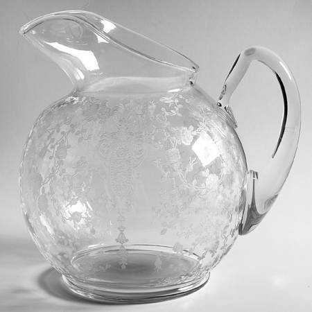 Rose Point Clear 86 Oz Ice Lip Pitcher