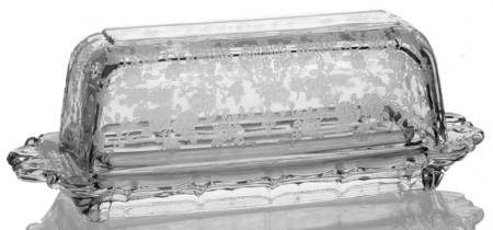 Rose Point Clear 1/4 Pound Covered Butter