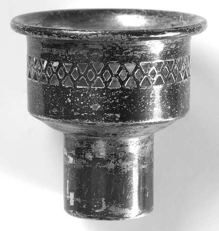 Rose Point Clear Ferrule (Metal Extension for Candlesticks)