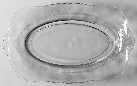 Rose Point Clear 3400 9" Pickle Dish