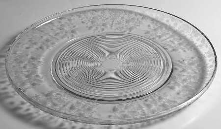 Rose Point Clear Sunday Nite Supper Plate