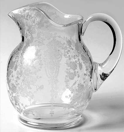 Rose Point Clear 20 Oz Jug