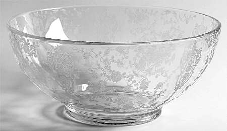 Rose Point Clear Pristine/427 10" Icer/Deep Salad Bowl