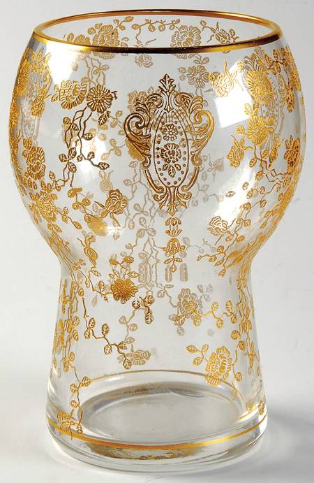Rose Point Clear (Stem 3500, Gold Encrusted) 3400/38 12 Oz Flat Tumbler
