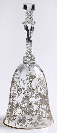 Rose Point Clear (Stem 3121, Gold Encrusted) Bell