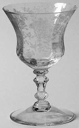 Rose Point Clear (Stem 3500) Oyster or Fruit Cocktail