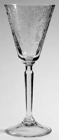 Rose Point Clear (Stem 3106) Claret Wine