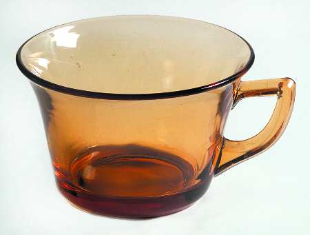 Round Amber Cup Only