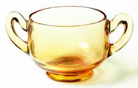 Round Amber Sugar-Open