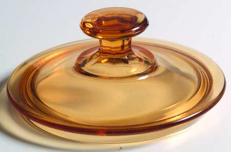 Round Amber Lid for Pitcher by Cambridge