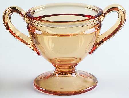 Round Amber Sugar-Open