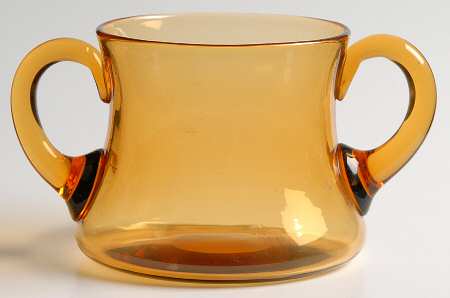 Round Amber Creamer