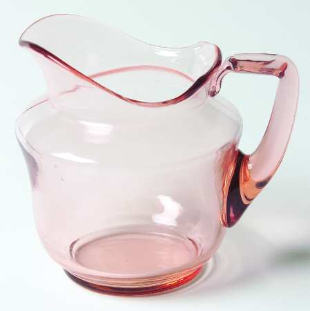 Round Pink Creamer