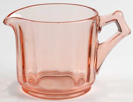 Round Pink Mini Creamer
