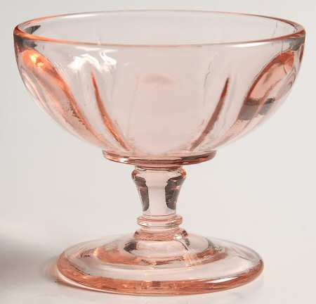 Round Pink Individual Nut Dish/Salt Dip