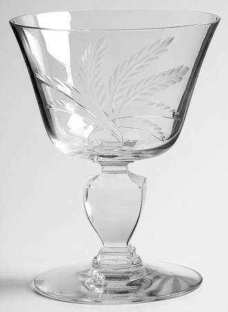 Silver Wheat (Stem 1953, Cut) Champagne/Tall Sherbet