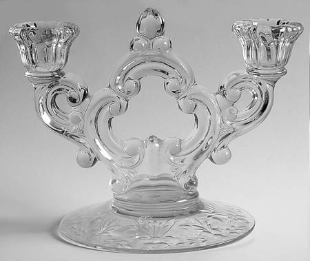 Southgate (Stem #3777) 3400/647 2 Light Candlestick (Round Base)