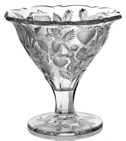 Strawberry Footed Vase