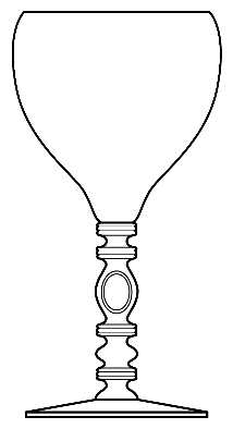 Tally Ho Clear (Stem 1402) Water Goblet