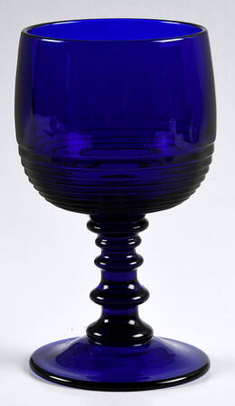 Tally Ho Cobalt (Stem 1402) Water Goblet