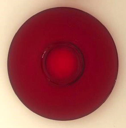 Tally Ho Ruby (Stem 1402) Saucer for Flat Demitasse Cup