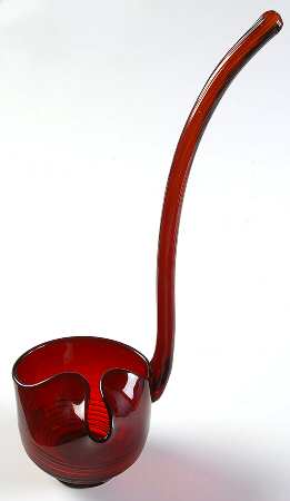 Tally Ho Ruby (Stem 1402) Punch Ladle
