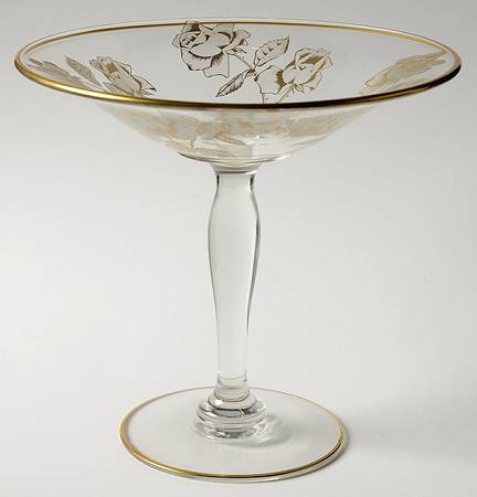 Talisman Rose 6" Footed Tall Comport