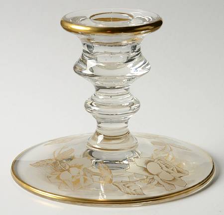 Talisman Rose 3" Single Light Candlestick