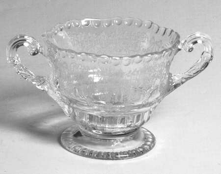Valencia Clear (Stem 3500) Open Sugar Bowl (Shape 3500)