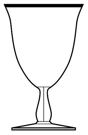 Victory (Platinum Trim) Water Goblet