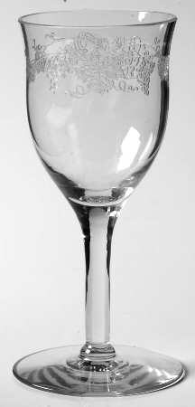 Vintage-Grape-Bacchus Wine Glass