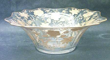 Wildflower (Stem 3121, Gold Encrusted) 3400 10" Flared Bowl