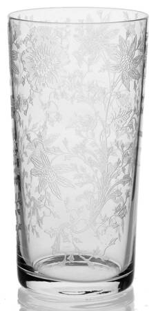 Wildflower Clear 12 Oz Straight Soda Tumbler by Cambridge