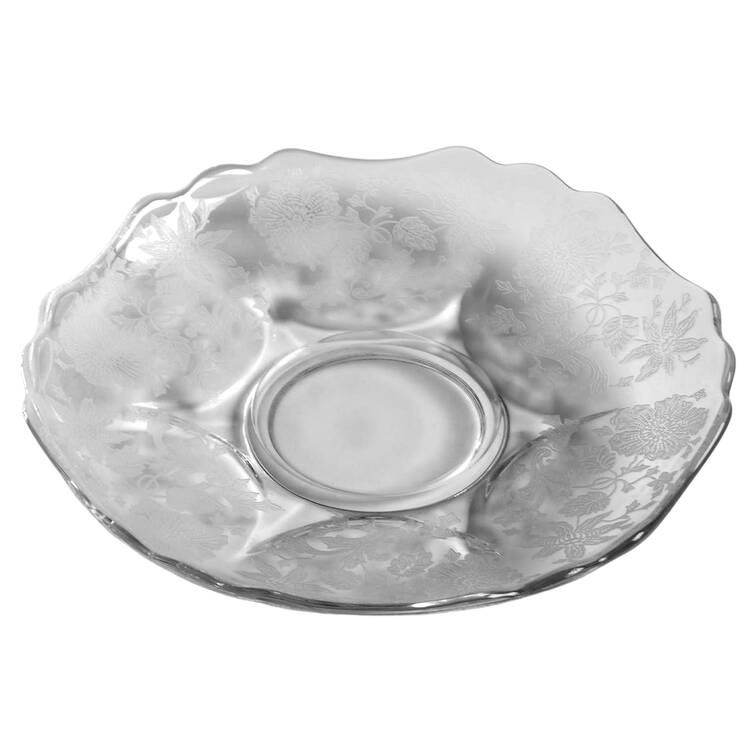 Wildflower Clear Saucer Only by Cambridge