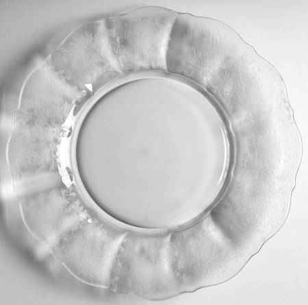 Wildflower Clear 8" Salad Plate by Cambridge