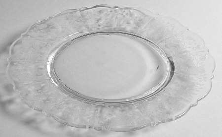 Wildflower Clear Dinner Plate by Cambridge