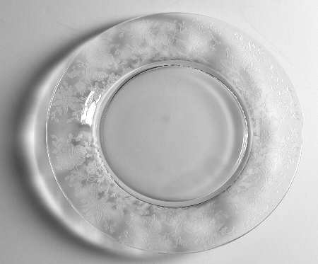 Wildflower Clear 7" Salad Plate by Cambridge