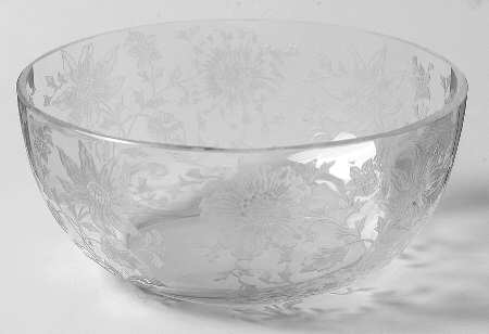 Wildflower Clear Finger Bowl by Cambridge