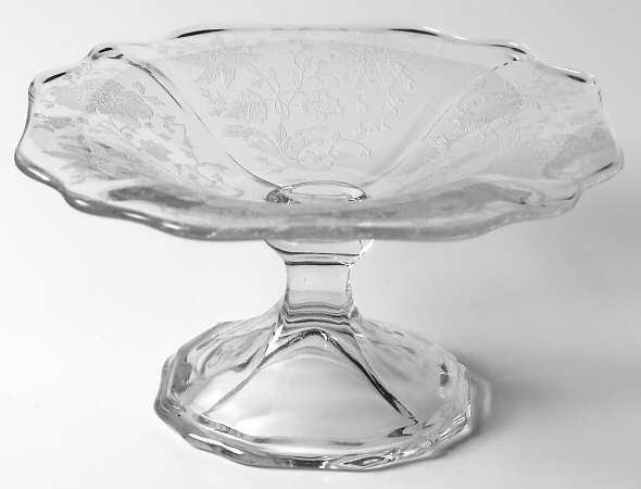 Wildflower Clear Cheese Stand (Shape 3400) by Cambridge