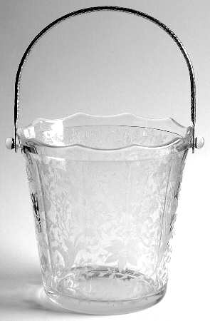 Wildflower Clear 3400/851 Ice Bucket with Handle by Cambridge