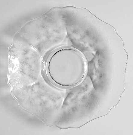 Wildflower Clear Saucer for Cup & Saucer Set  (Shape 3400)