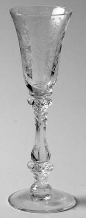 Wildflower Clear Cordial Glass by Cambridge