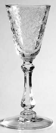 Wildflower Clear (Stem 3725) Cordial Glass