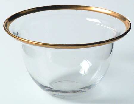 Wildflower Clear (Gold Trim, Stem 3121) Liner for Seafood Cocktail