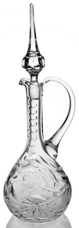 2704 Round Decanter with Handle & Stopper