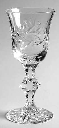 Adria Pinwheel Cordial Glass