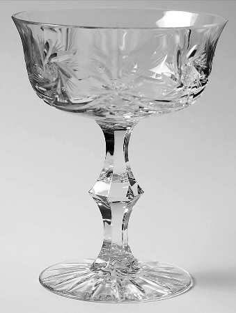 Adria Pinwheel Champagne/Tall Sherbet